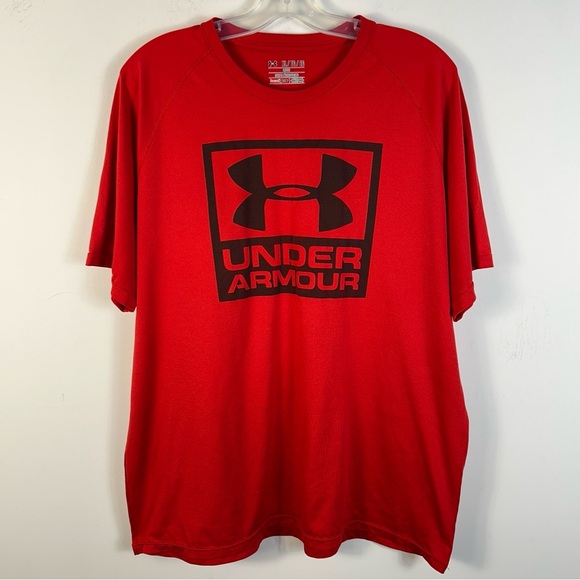 ❤️ Under Armour Men's Bold Red Tee XL - Picture 1 of 7